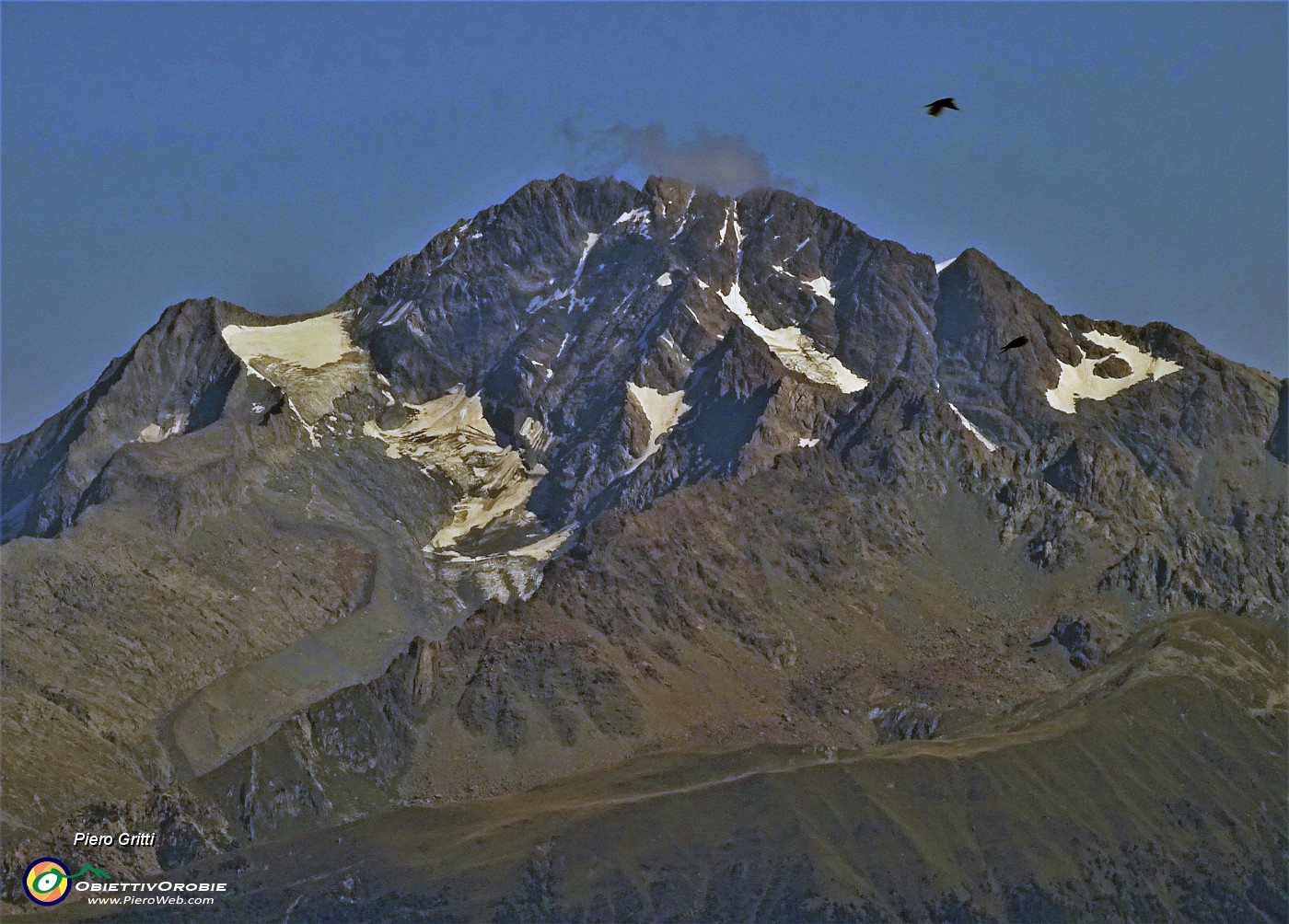 45 Mazi zoom sul Monte Disgrazia nelle Alpi Retiche.JPG -                                